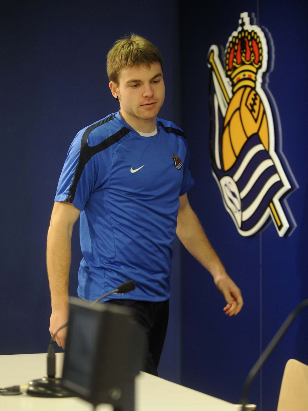 Illarra acude a la sala de Prensa de Zubieta