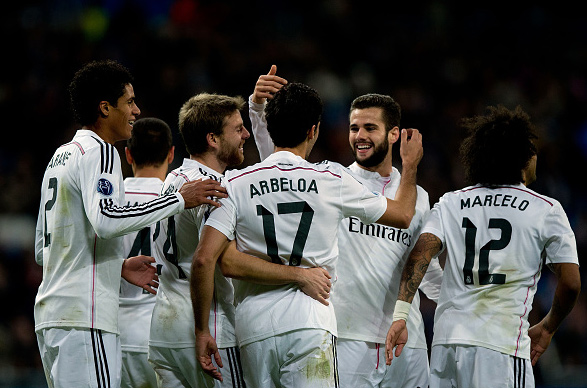 Real Madrid 4 - Ludogorets Razgrad 0 (09-12-14) Champions League