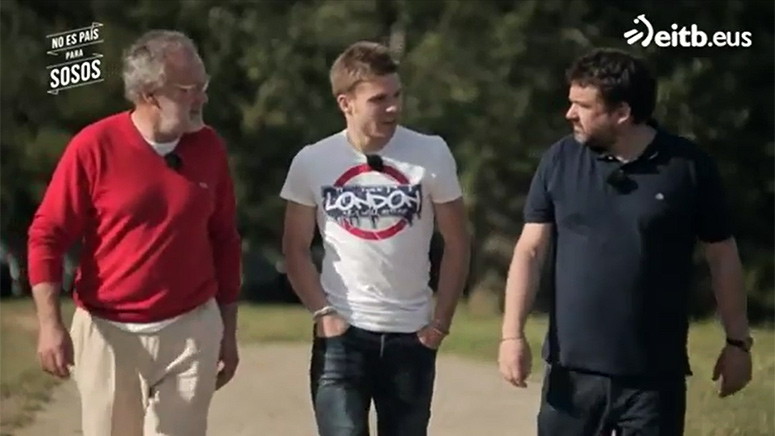 Asier Illarramendirekin Mutrikun, gazta egiten (2014ko ekaina) Eitb