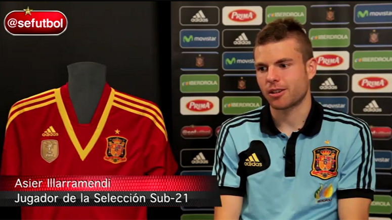 Asier Illarramendirekin elkarrizketa Israeleko 21 urtez azpiko Europako Txapelketan (13-06...