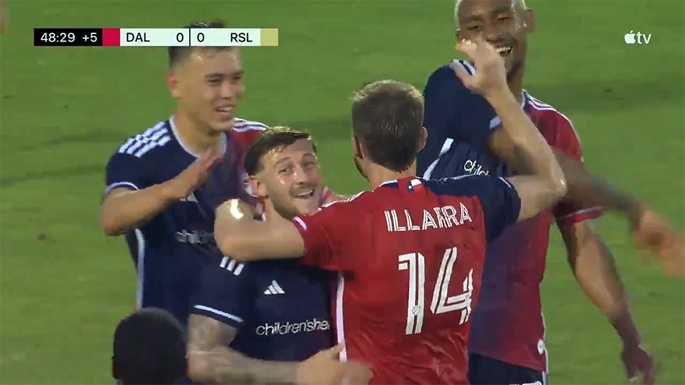 Illarra anota el 1-0. FC Dallas 3 - Salt Lake City 3 (26-05-24) MLS
