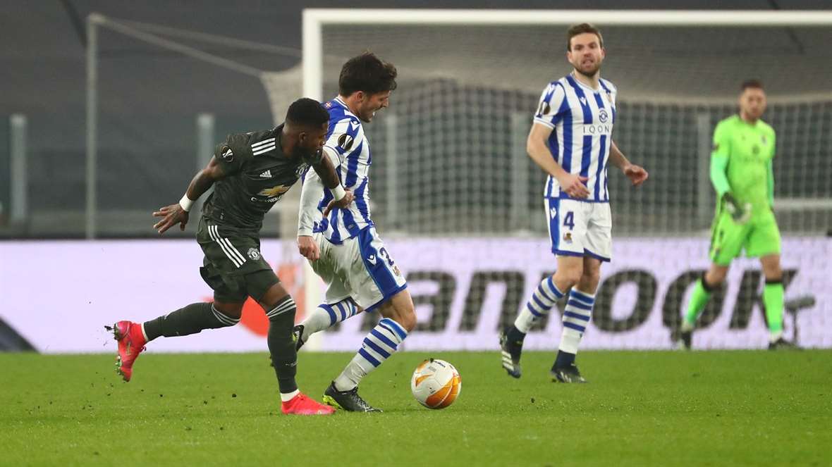 Hard setback in first leg against ManU (0-4)